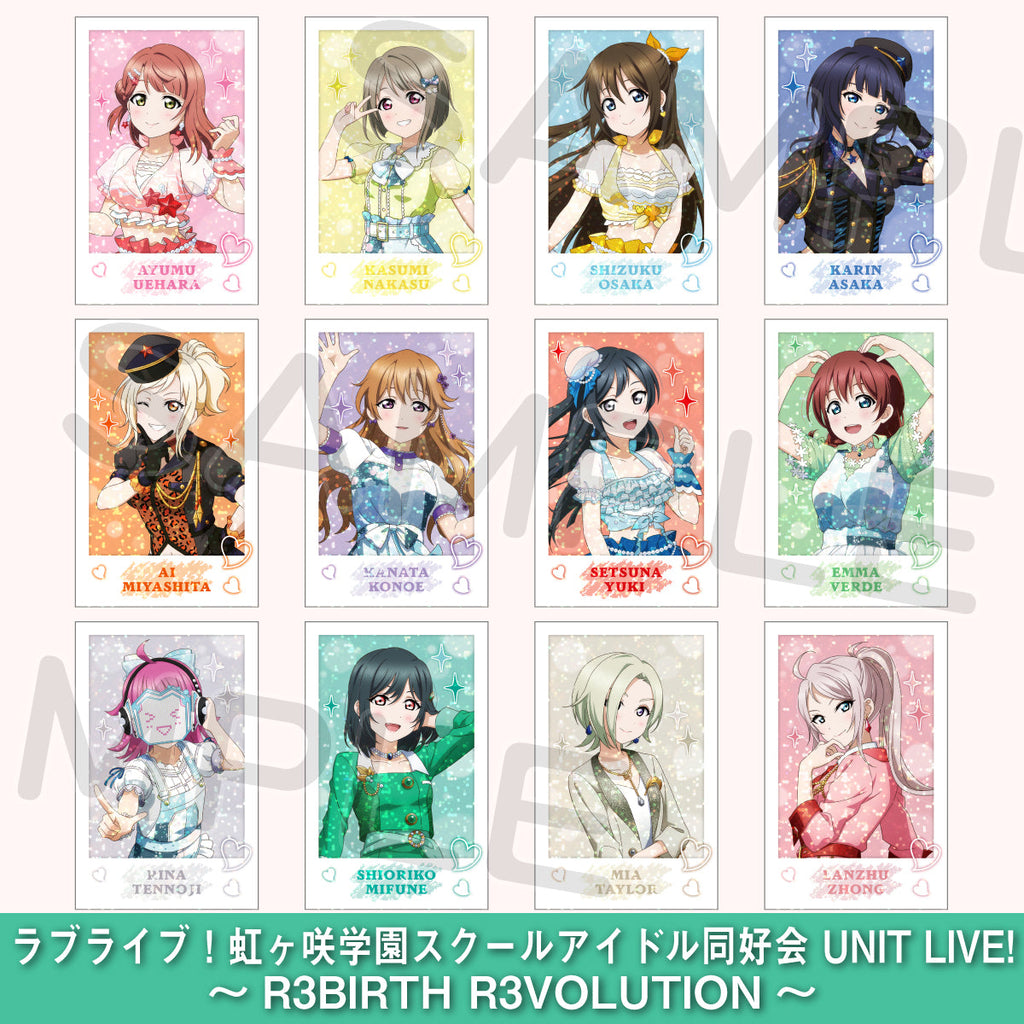 1/15公演】ポラロイド風ホログラムトレカ（ランダム全12種）＜受付期間