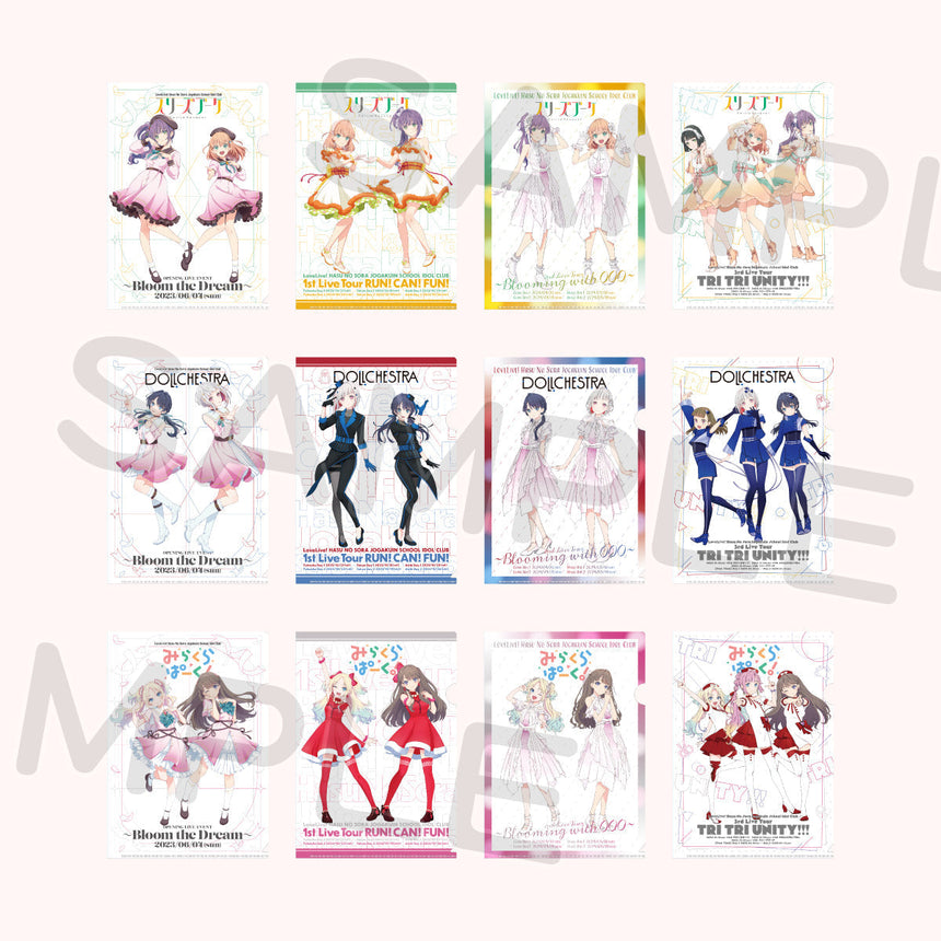 春夏新作モデル クリアファイルセット＜受付期間：～6/16＞ ラブライブ – クリアファイル