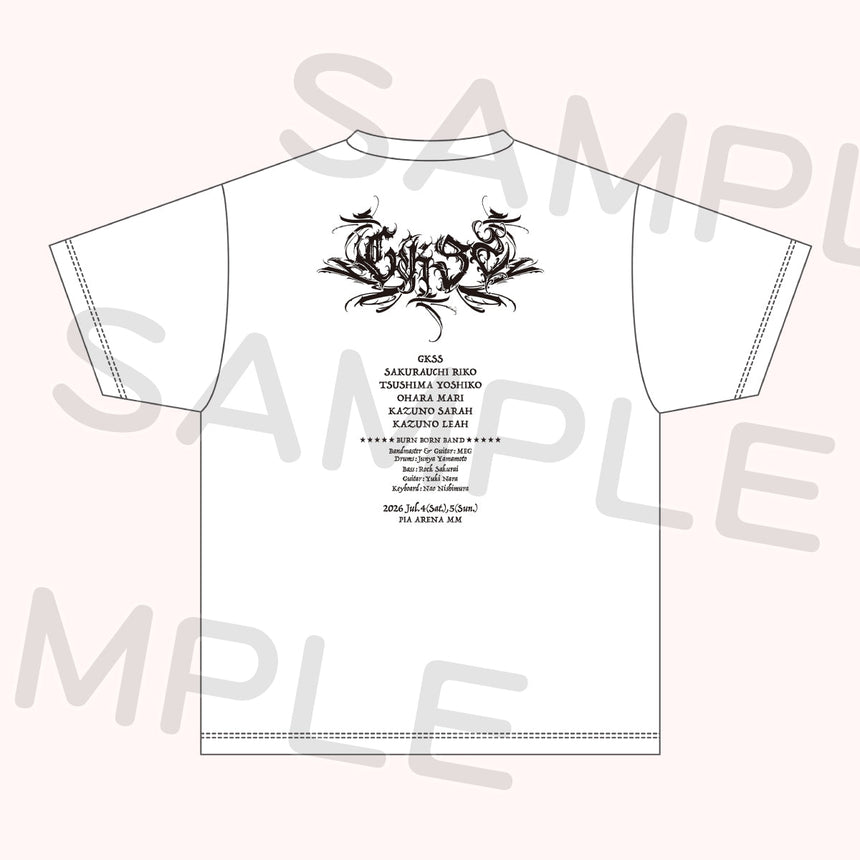 GKSSロゴTシャツ　白＜受付期間：～7/13＞