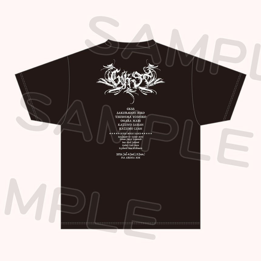 GKSSロゴTシャツ　黒＜受付期間：～7/13＞