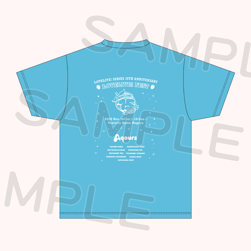 Tシャツ「Aqours」＜受付期間：～8/2＞