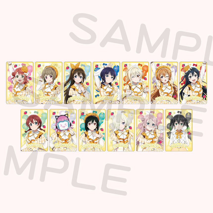 ランダム箔押しクリアカード「虹ヶ咲学園スクールアイドル同好会」（全13種・ランダム1枚入）＜受付期間：～8/2＞