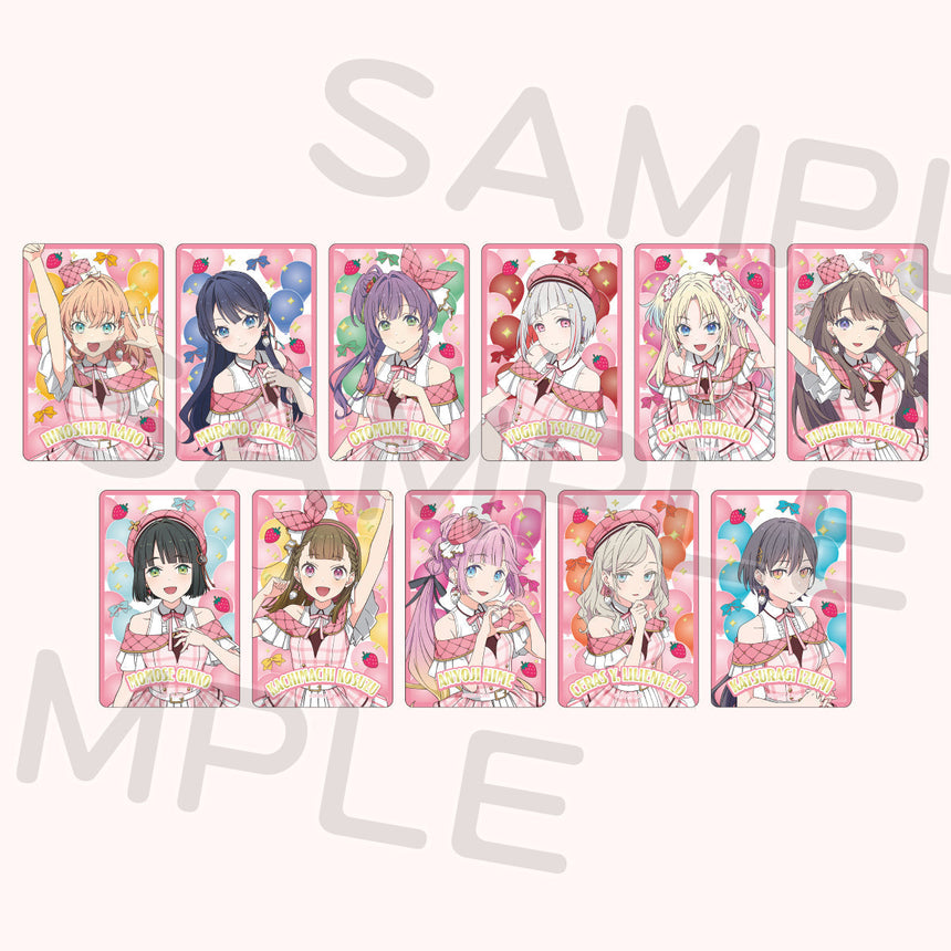 ランダム箔押しクリアカード「蓮ノ空女学院スクールアイドルクラブ」（全11種・ランダム1枚入）＜受付期間：～10/19＞